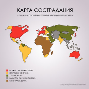 Мировая карта сострадания